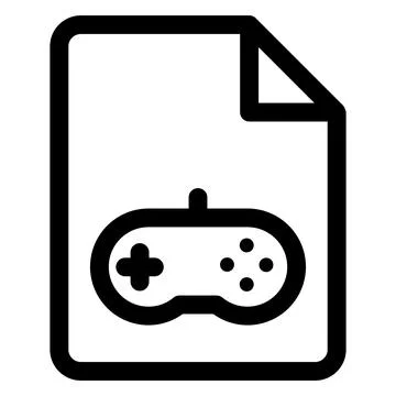 Controller line icon vector illustration isolated on white background Stock Illustration