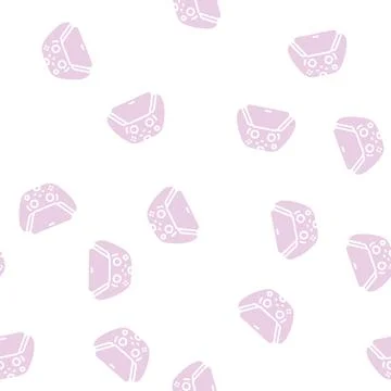 Controller stand glyph seamless pattern Stock Illustration