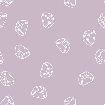 Controller stand line seamless pattern Stock Illustration
