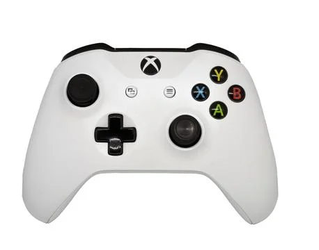 Controller Wireless Microsoft Xbox One, isolated on white background Stock Photos