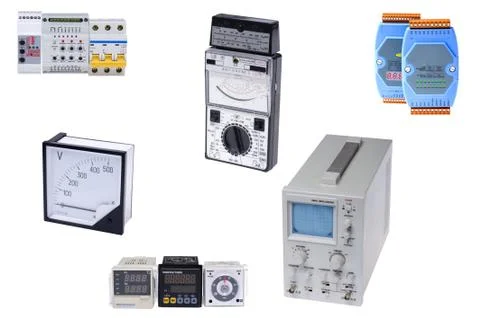 Controllers on white Stock Photos