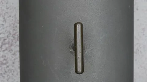 Controlling the air supply when Stoves Stock Footage 47288972