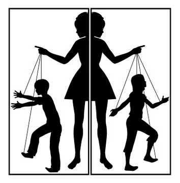 Controlling Mother Stock Illustration