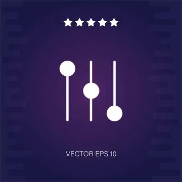 Controls  icon Stock Illustration