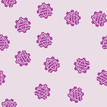 Controls risk glyph seamless pattern イラスト素材