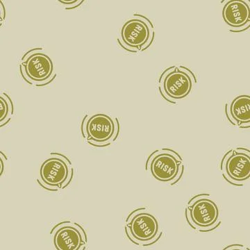 Controls risk glyph vector seamless pattern Stock Illustration