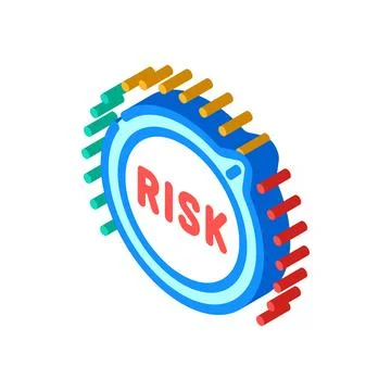 Controls risk isometric icon vector illustration Illustration