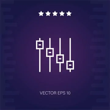 Controls vector icon Stock Illustration