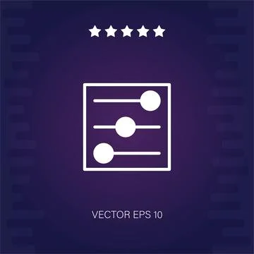 Controls vector icon Stock Illustration