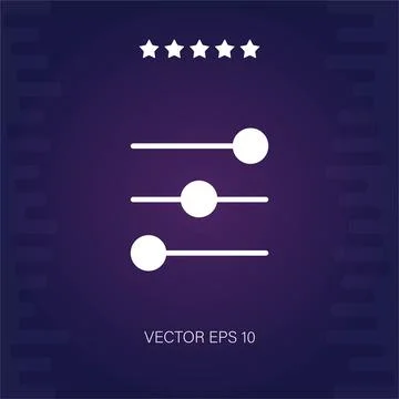 Controls vector icon Stock Illustration