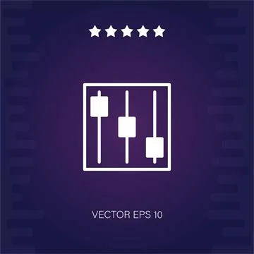 Controls vector icon Stock Illustration