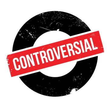 Controversial rubber stamp Illustrazione stock