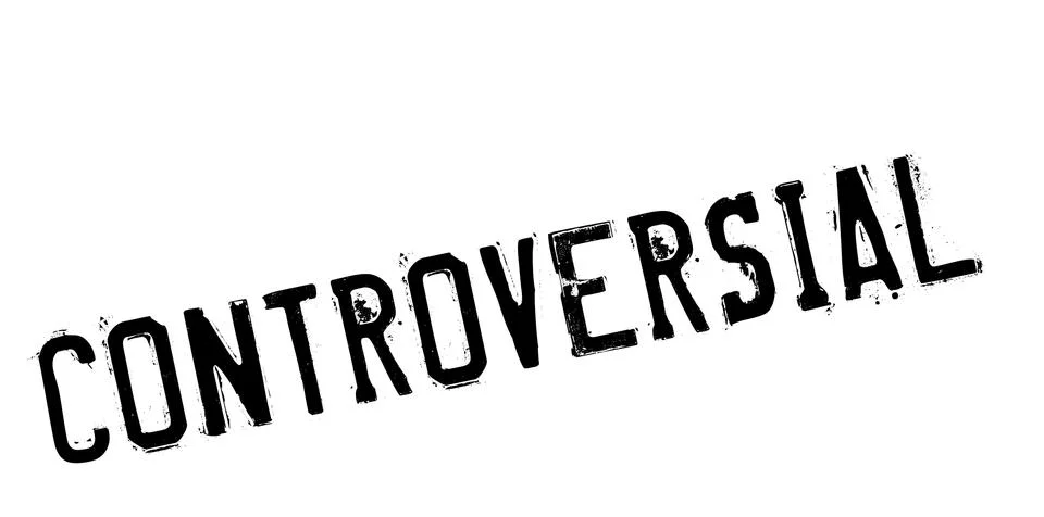 Controversial rubber stamp Illustrazione stock