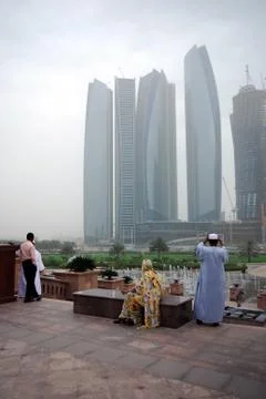 Contruction in abu dhabi Stock Photos