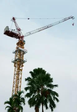 Contruction crane Stock Photos