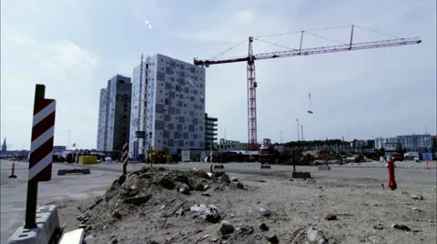 Contruction site timelapse Stock Footage 11067522