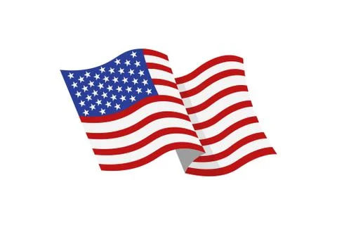 Contry flag illustrtion Stock Illustration
