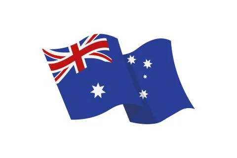 Contry flag illustrtion Stock Illustration