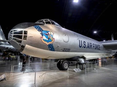  Convair B-36 Peacemaker im National Museum of the United States Air Force... Stock Photos