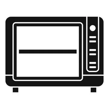 Convection oven timer icon simple vector. Cook stove Stock Illustration