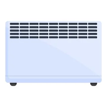 Convector energy icon cartoon vector. Electric room Illustrazione stock