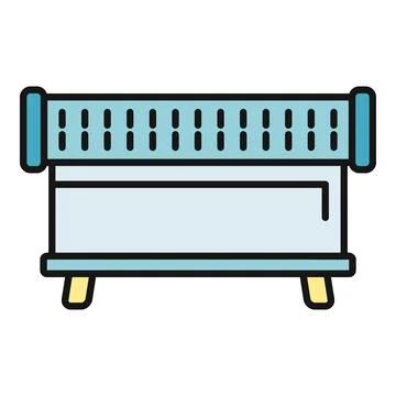 Convector heater appliance providing warmth and comfort Illustrazione stock