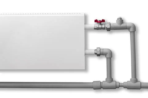 The convector heating closeup Stock Photos