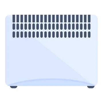 Convector icon cartoon vector. Heater radiator Illustrazione stock