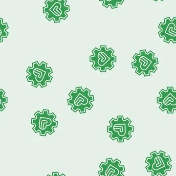 Convenient controls glyph seamless pattern Stock-Illustration