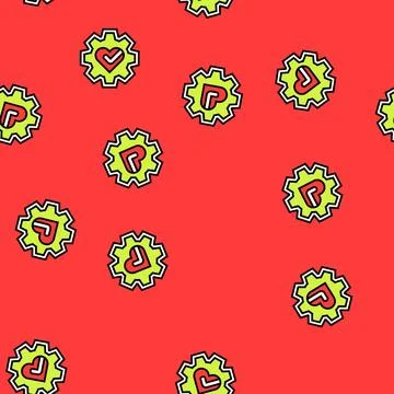 Convenient controls vector seamless pattern Stock-Illustration