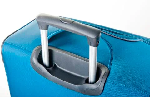 Convenient handle for a suitcase Stock Photos