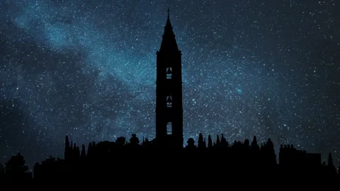 Convent of the Ascension, Time Lapse with Stars, Jerusalem, Israel Stock Footage 278024523
