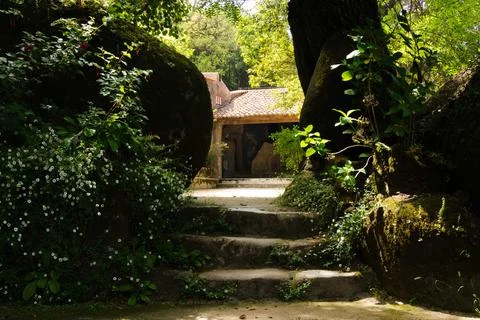 Convent of the Capuchos, Sintra Stock Photos