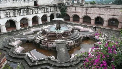 Convent of Nuestra Señora de la Merced in Antigua Guatemala Stock Photos