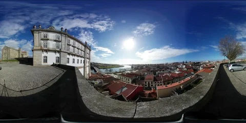 The Convent of Santa Clara in Vila do Conde 360º VR Stock Footage 85675273