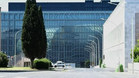 Convention Center The Cloud, Rome Stock Footage 76619061