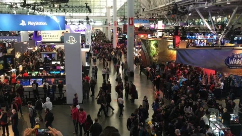 Convention Centre Crowd Stock Footage 89816892