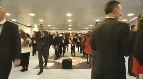 Convention centre summit time lapse Stock Footage 49059605