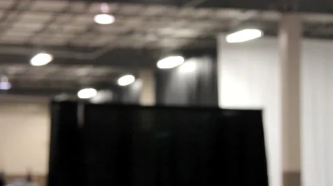 Convention Event Under Contruction Setup Load-in Stock Footage 52064131
