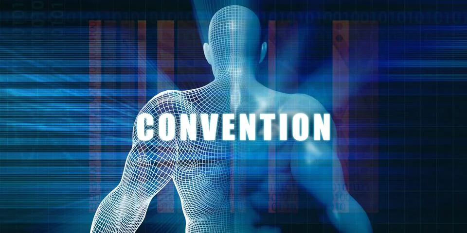 Convention Stock Illustration