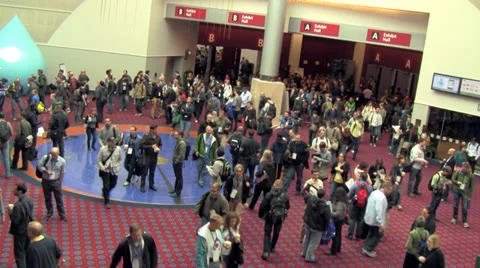 Convention Timelapse Stock Footage 24816430