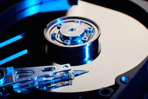 Conventional computer hard disk drive HDD Stock Photos