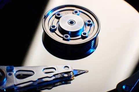 Conventional computer hard disk drive HDD Stock Photos
