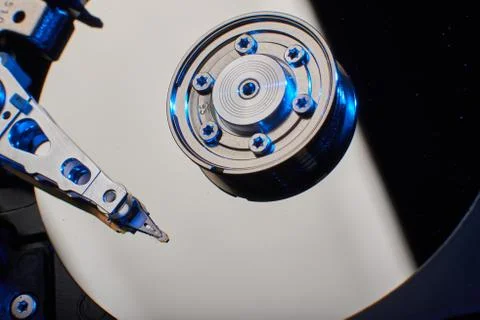 Conventional computer hard disk drive HDD Stock Photos
