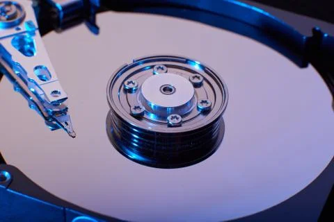 Conventional computer hard disk drive HDD Stock Photos
