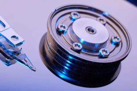 Conventional computer hard disk drive HDD Stock Photos