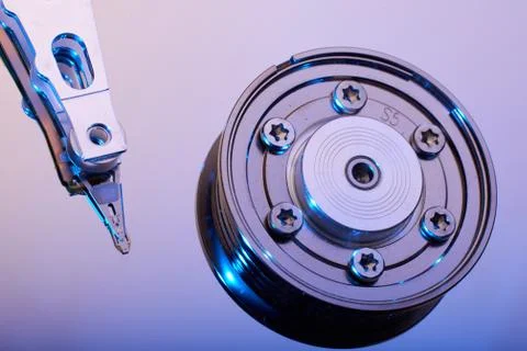 Conventional computer hard disk drive HDD Stock Photos