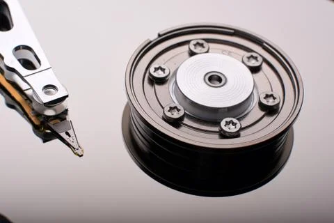 Conventional computer hard disk drive HDD Stock Photos