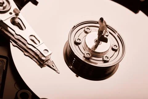 Conventional computer hard disk drive HDD Stock Photos