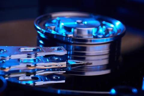 Conventional computer hard disk drive HDD Stock Photos